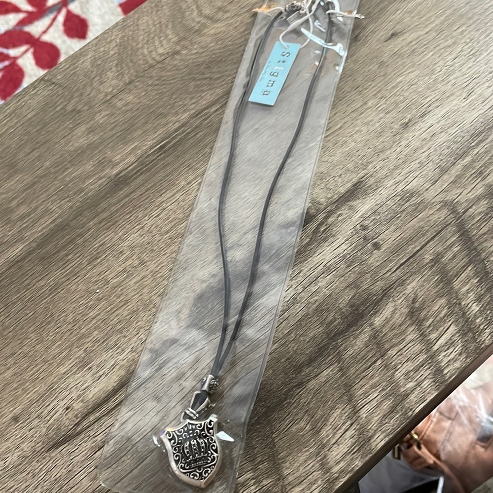 Stigma black rope necklace women’s jewelry-NWT